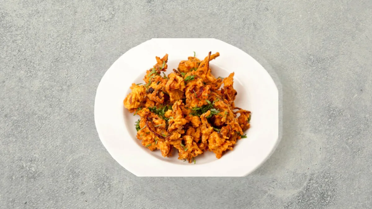 Onion Bhaji (8 stk) (V)