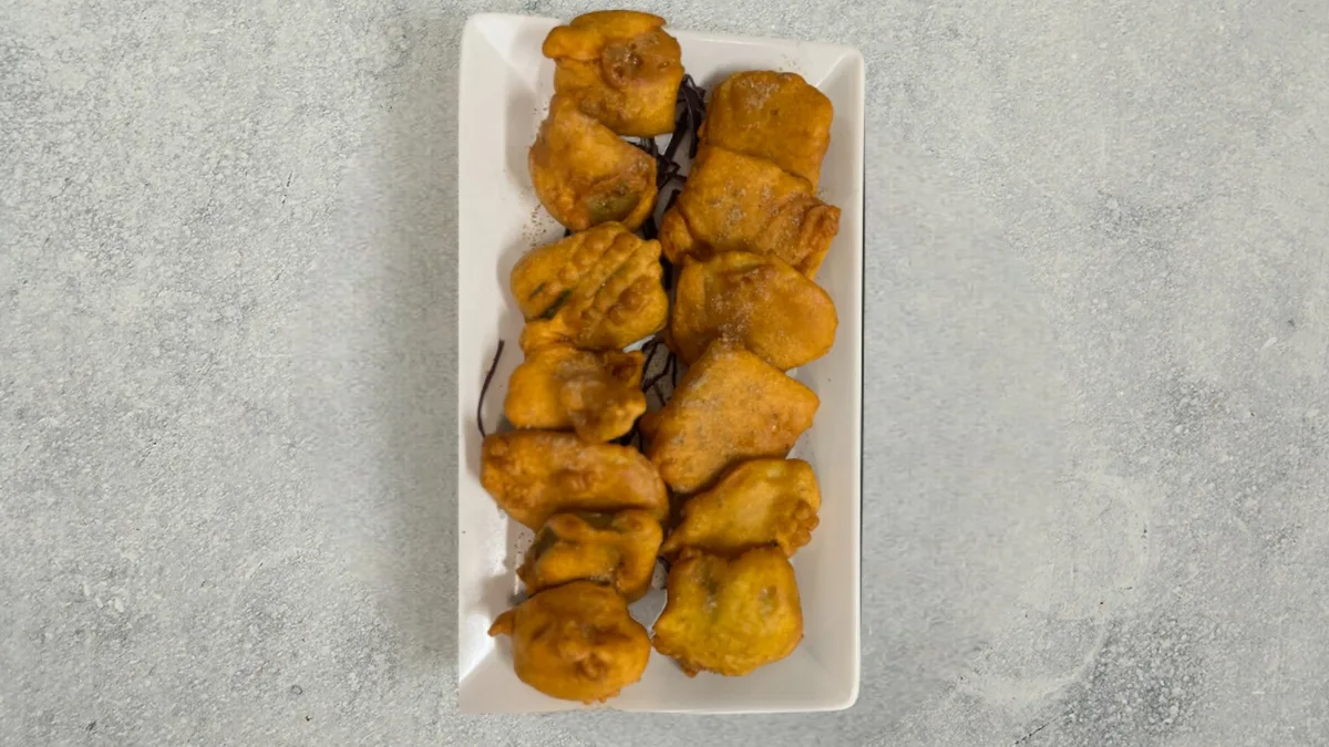 Paneer Pakora (6 stk) (V)