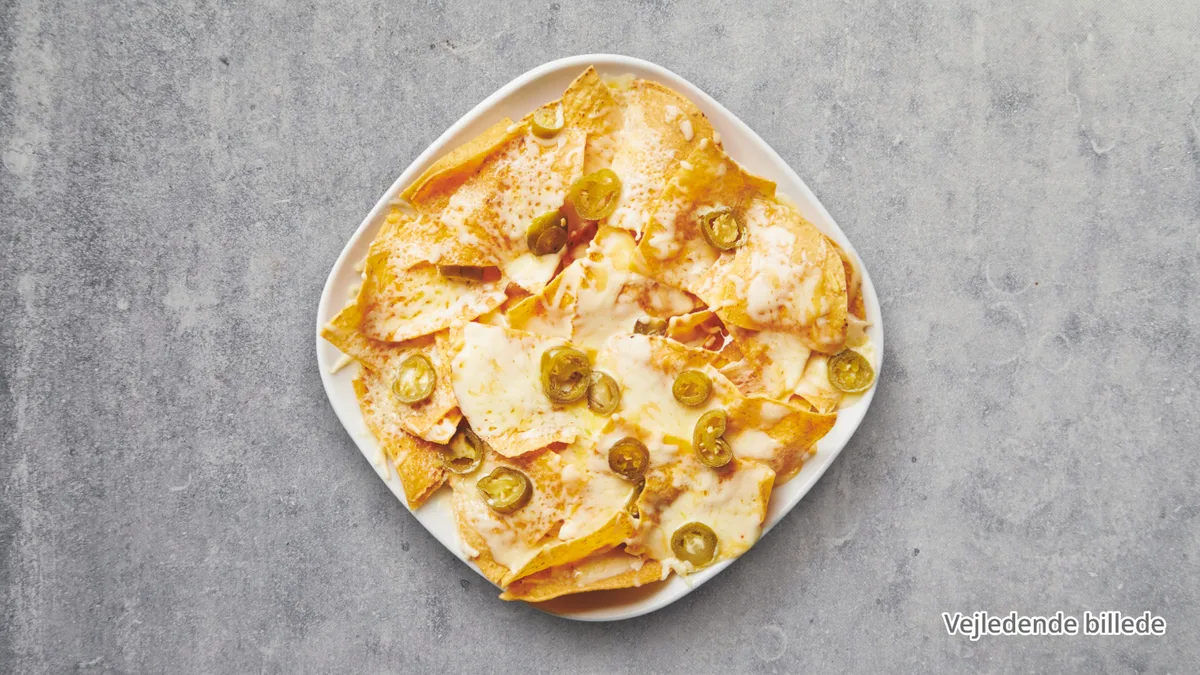 210. Nachos med oksekød