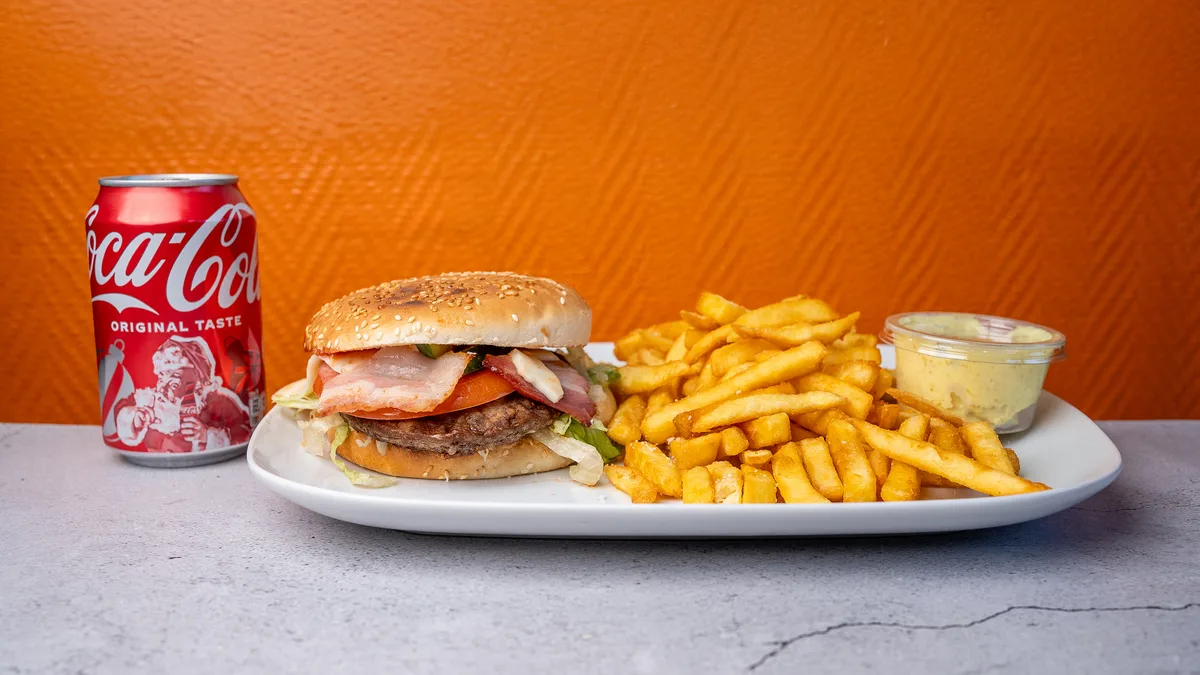 Hjemmelavet Big burger menu