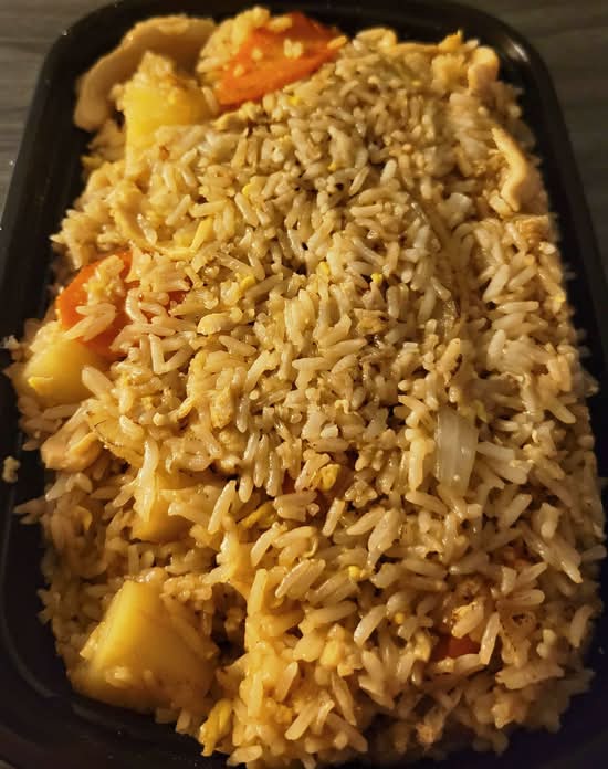 Pineapple Fried Rice with Chicken