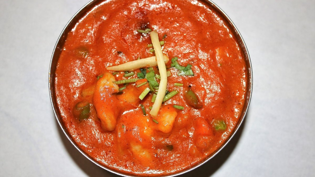 Zöldséges Garnéla Curry