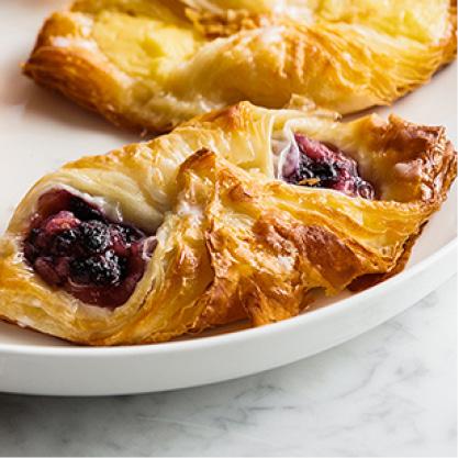 Blueberry and Apple Danish