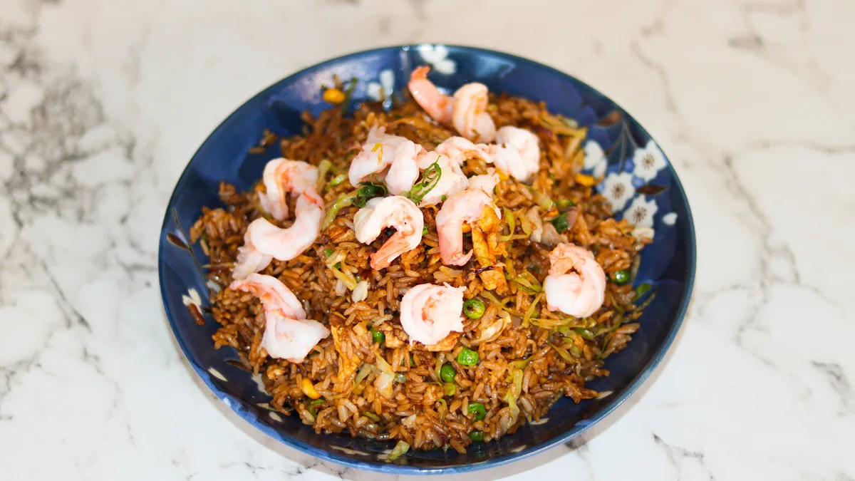 85. Fried Rice with Shrimp