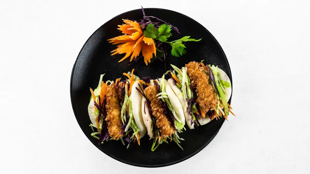 Bao Buns Panko chicken (3 kosi)