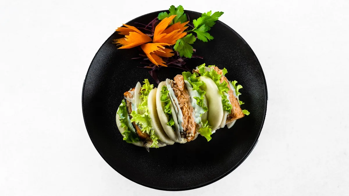 Bao Buns Salmon (3 kosi)