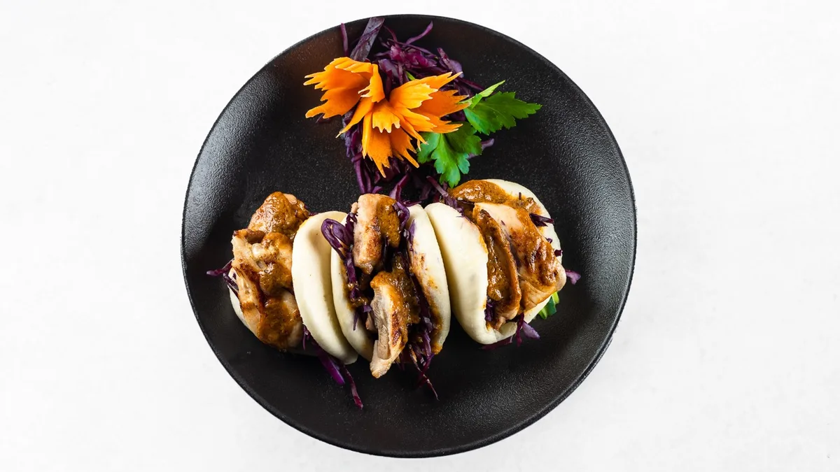 Bao Buns Smoked chicken 🌶 (3 kosi)