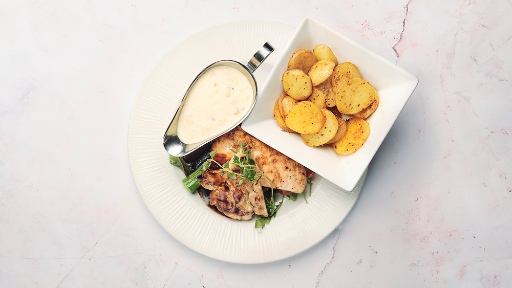 Kycklingfilé med Parmesanost
