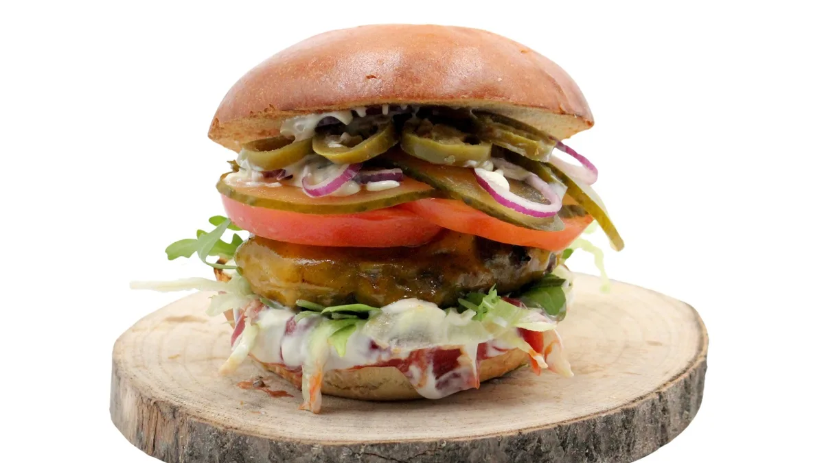 Classic jalapeno burger
