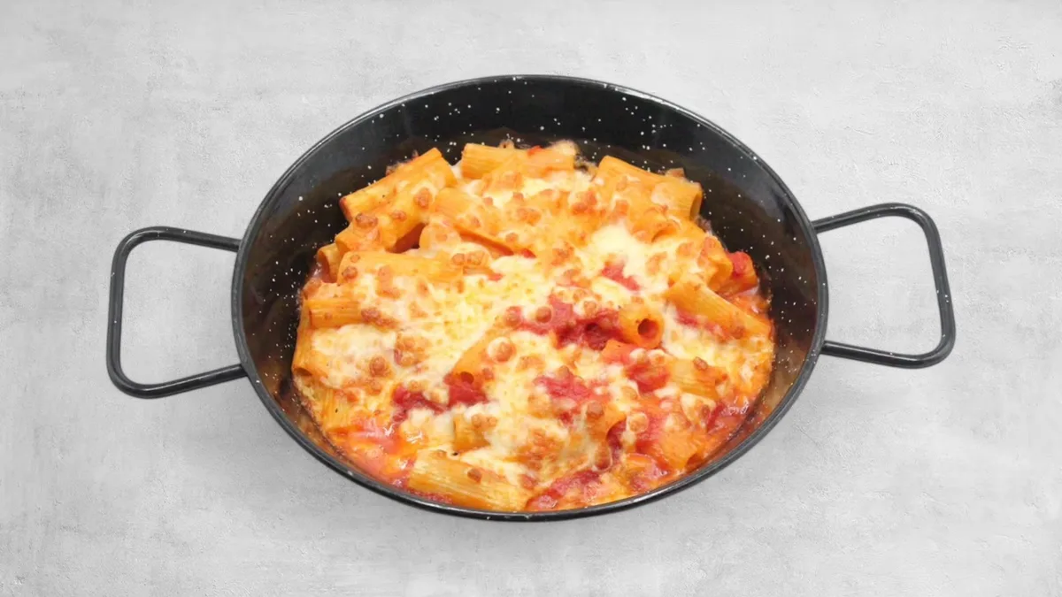 RIGATONI AL FORMO MARGHERITA