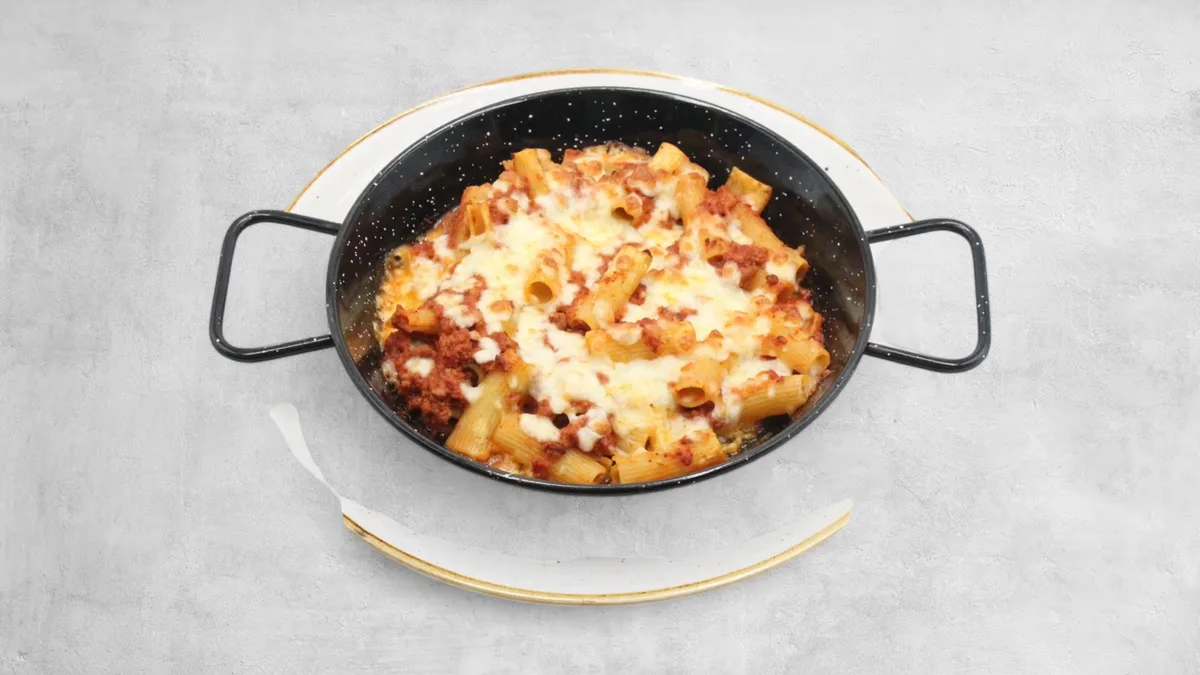 RIGATONI AL FORNO BOLOGNESE
