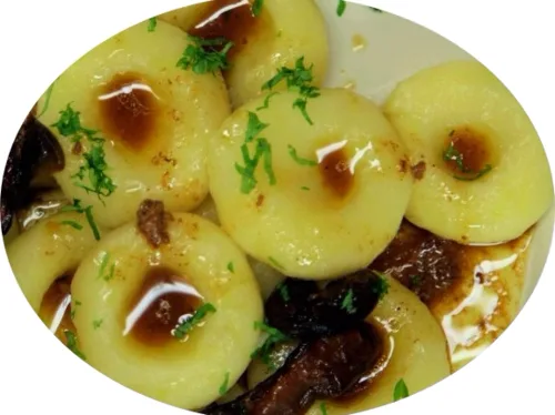 Kluski śląskie z cebulką (Pierogi i kluski)
