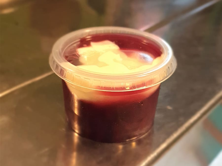 Sagu com Creme