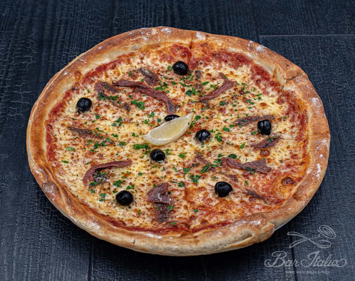 Pizza al Salmone