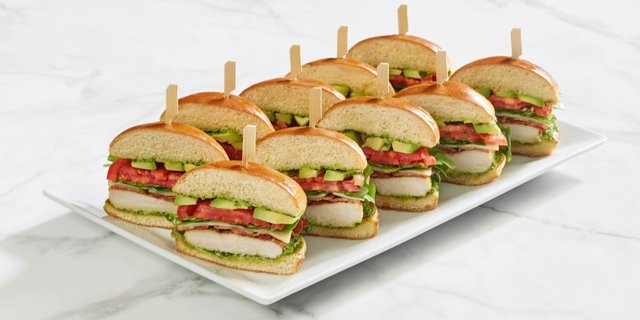 Grilled Chicken Club Sandwich Platter