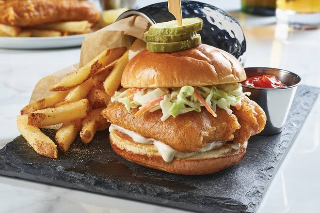 Beer Battered Fish Sandwich