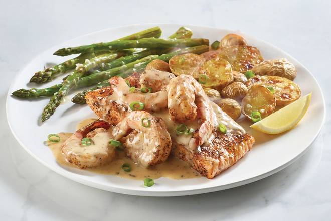 Cajun Salmon and Shrimp