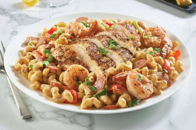 New Orleans Chicken and Shrimp Pasta