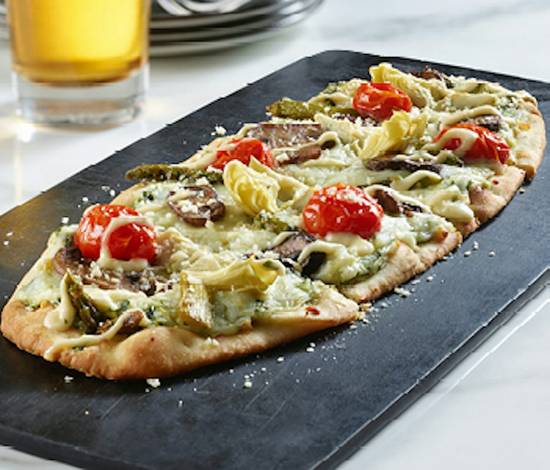 Truffle Mushroom and Asparagus Flatbread