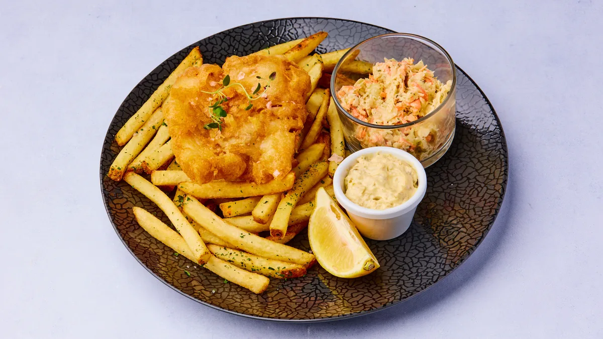 Fish and chips.