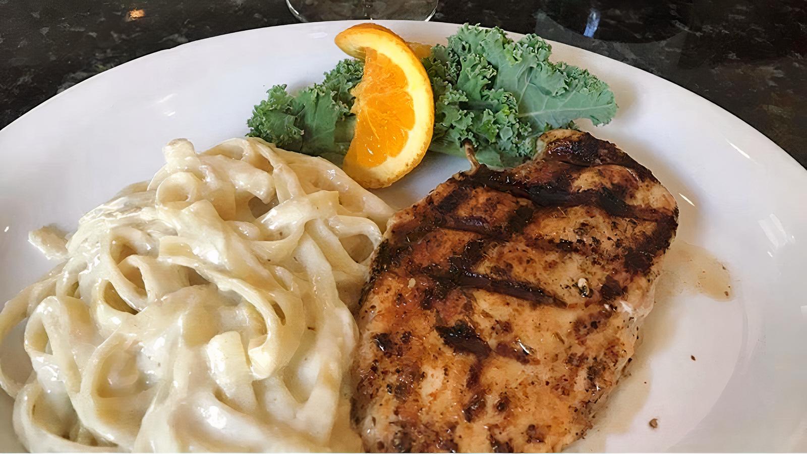 Cajun Chicken and Fettucini Alfredo
