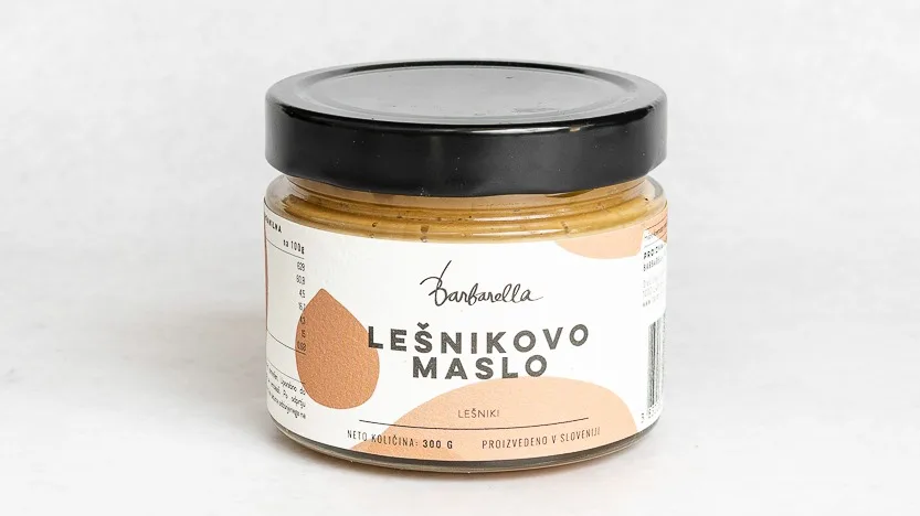 Domače lešnikovo maslo, Barbarella (300 g)