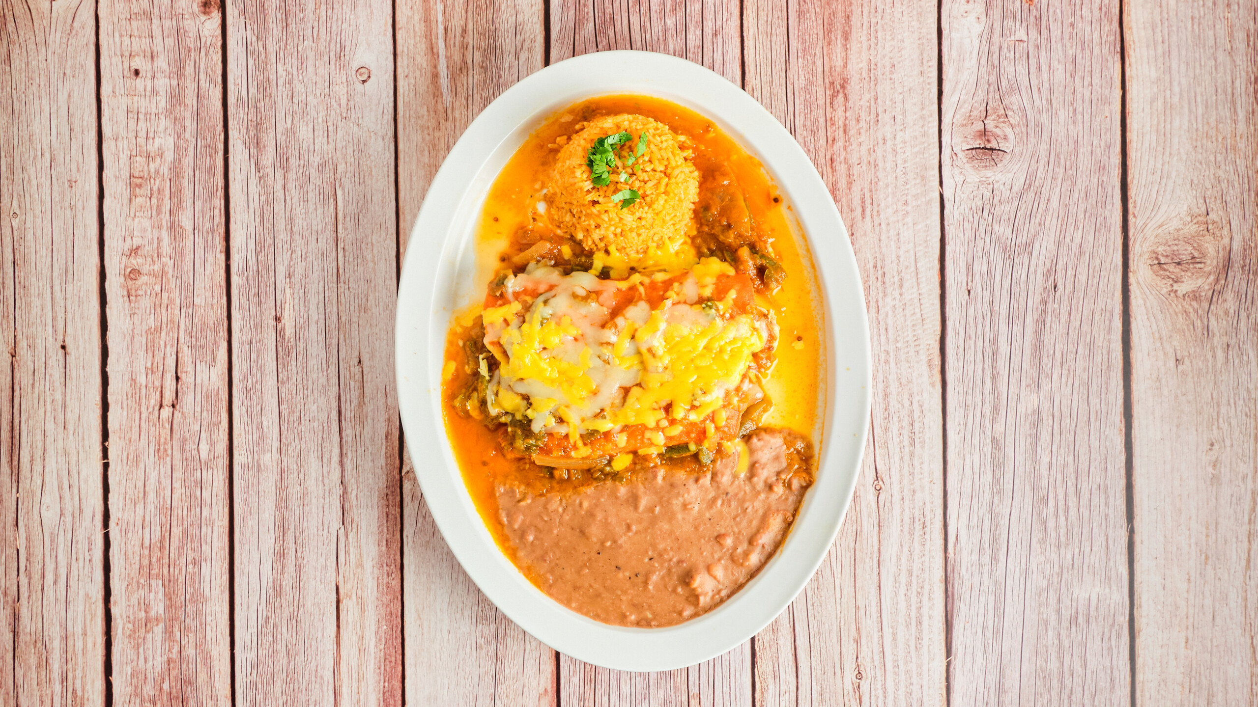 3 Enchiladas De Pollo