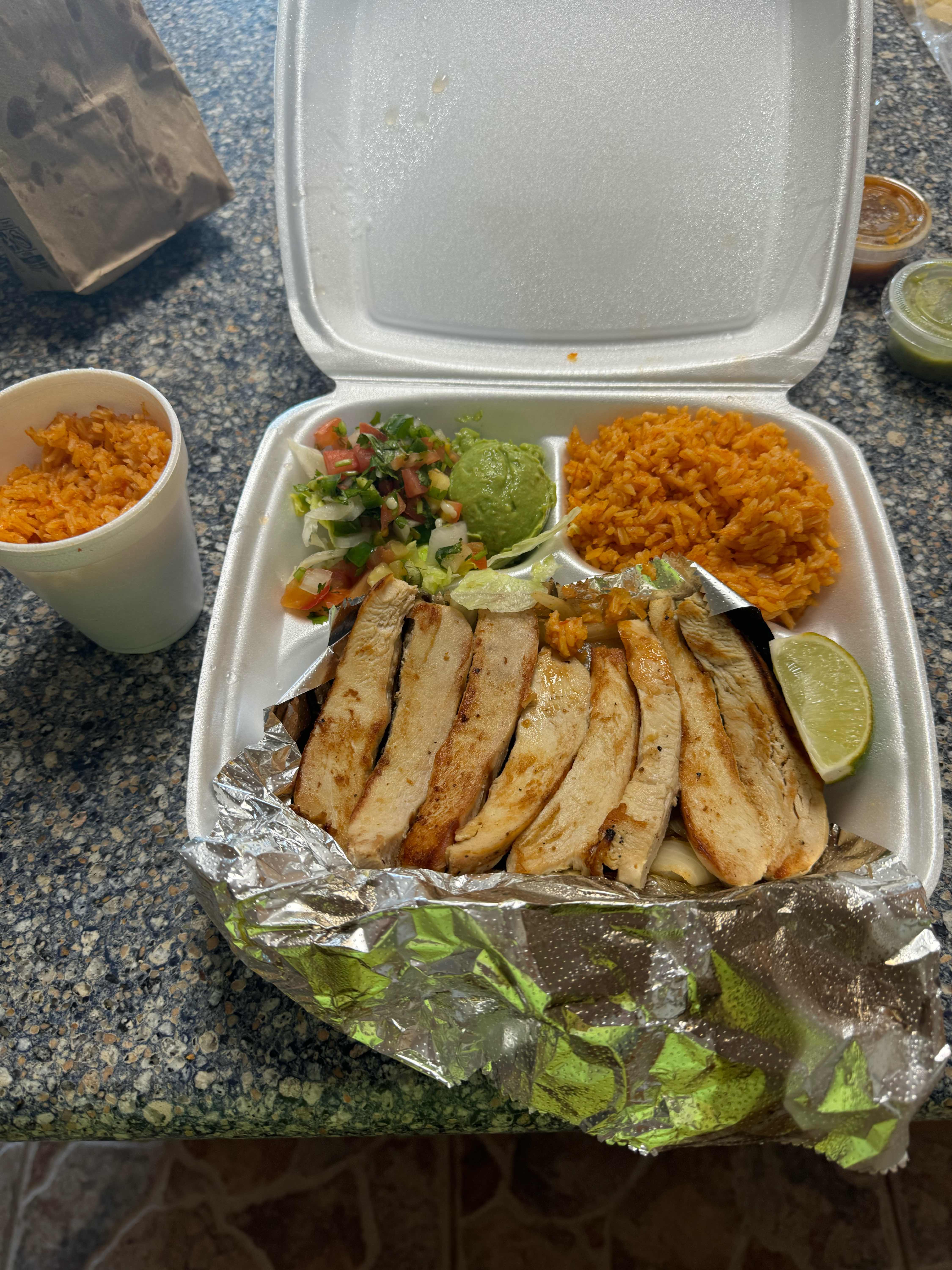 Chicken Fajitas For One