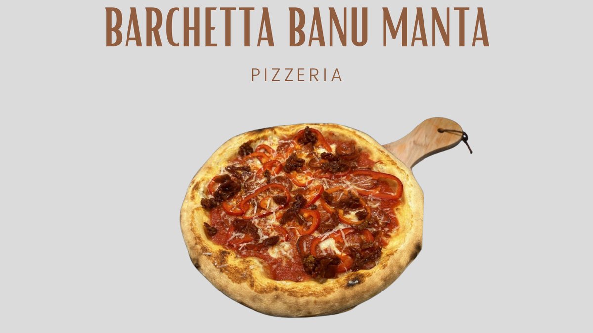 Pizza Barchetta Rosie 24CM