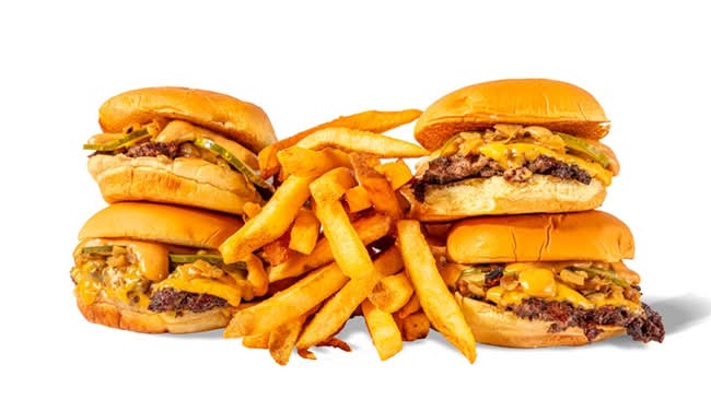 Smash Burger (4) and French Fries (Smash Burgers)