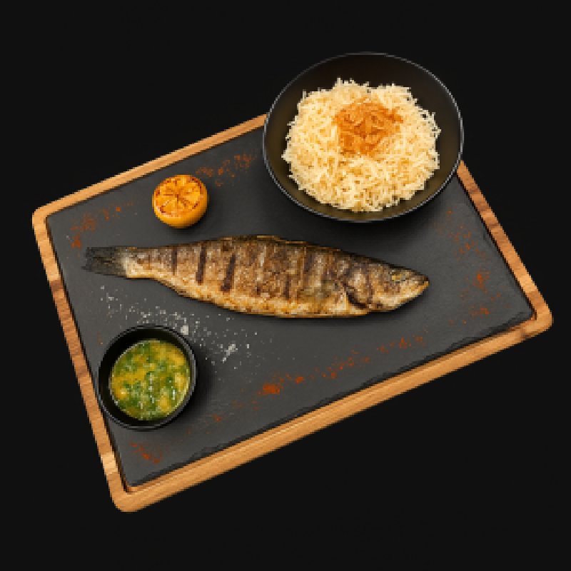 BIBAN DE MARE CU OREZ ORIENTAL SI SOS DE UNT CU LAMAIE