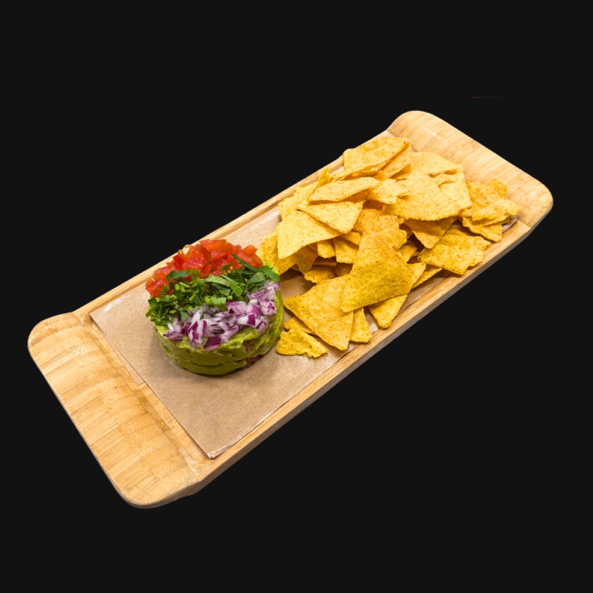 NACHOS and GUACAMOLE