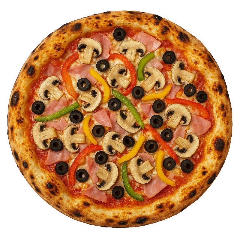PIZZA CAPRICIOSA  Ø 50CM