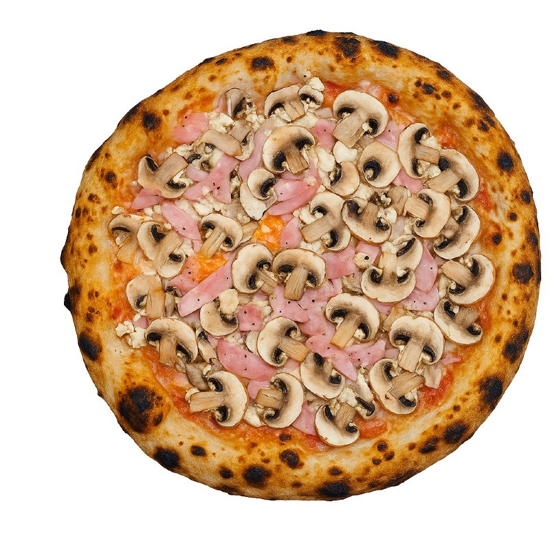 PIZZA PROSCIUTTO E FUNGHI Ø 30CM