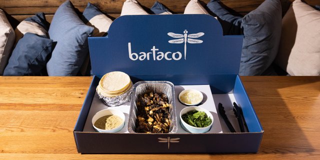 mushroom taco tray
