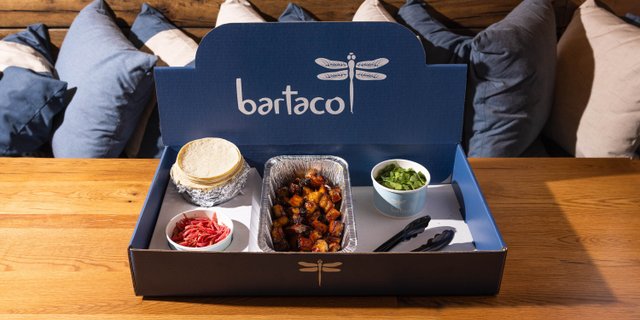 pork belly taco tray