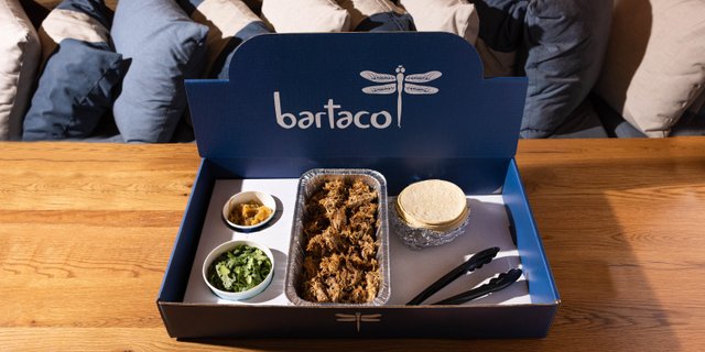 roasted duck taco tray