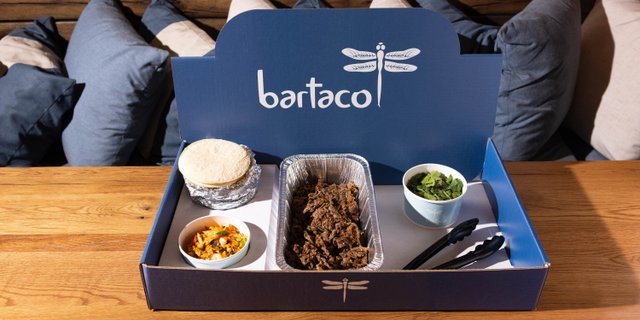sesame ribeye taco tray