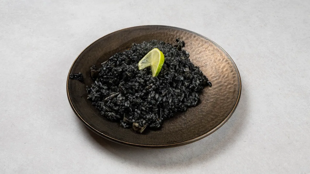 Risotto ai nero di Seppia