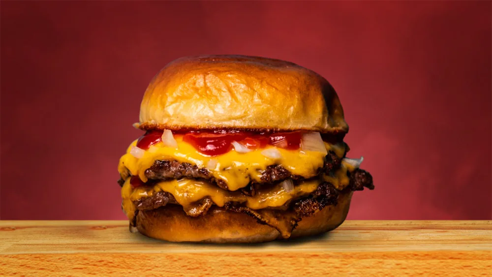 Original Cheese double burger