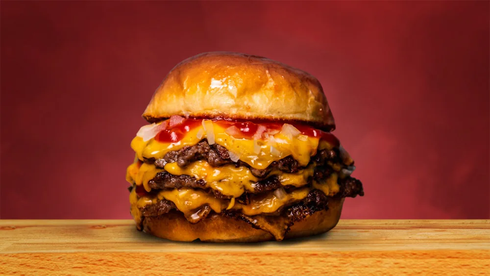 Original Cheese triple burger