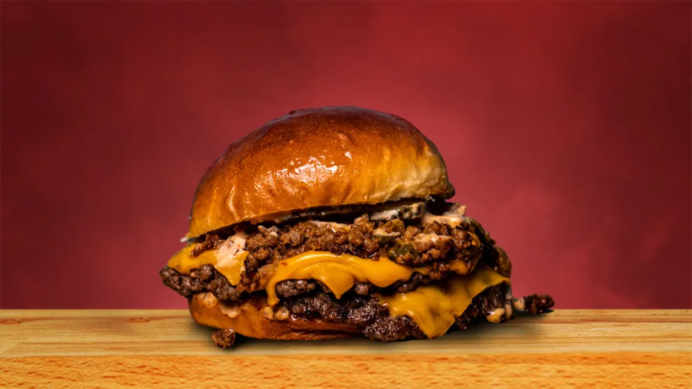Sloppy Joe double burger