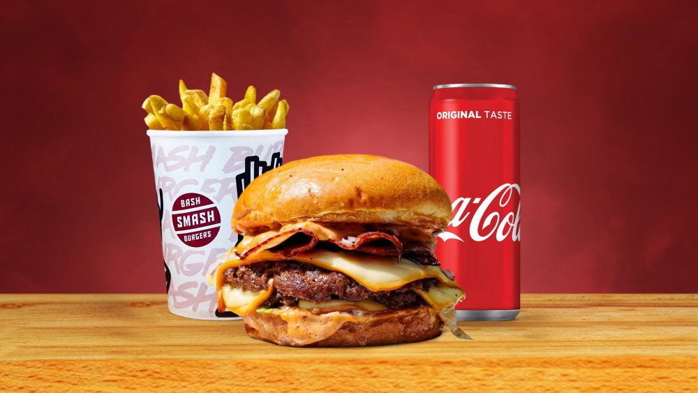 Chipotle Double + Pomfrit + Coca Cola 0.33l