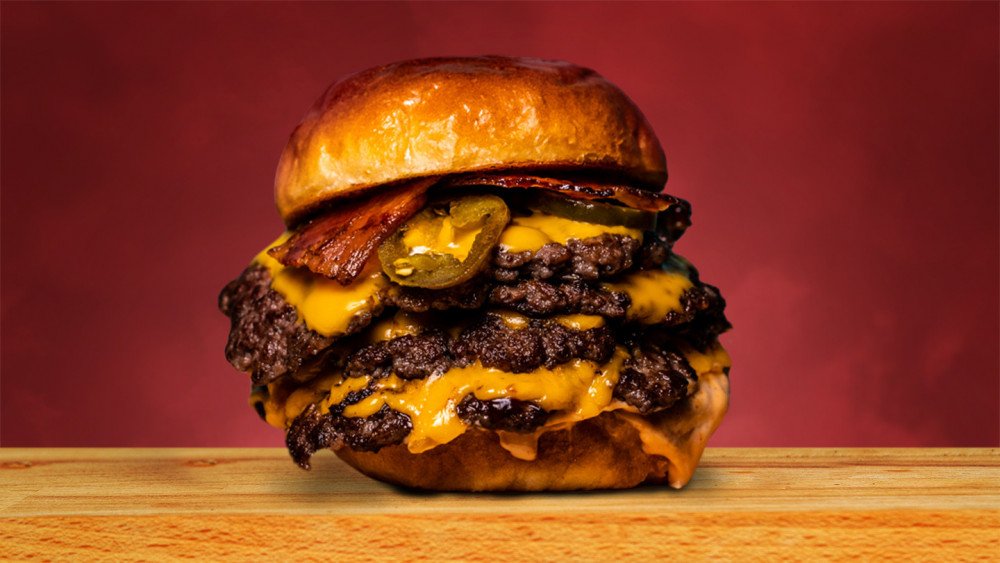 Smoke BBQ double double burger