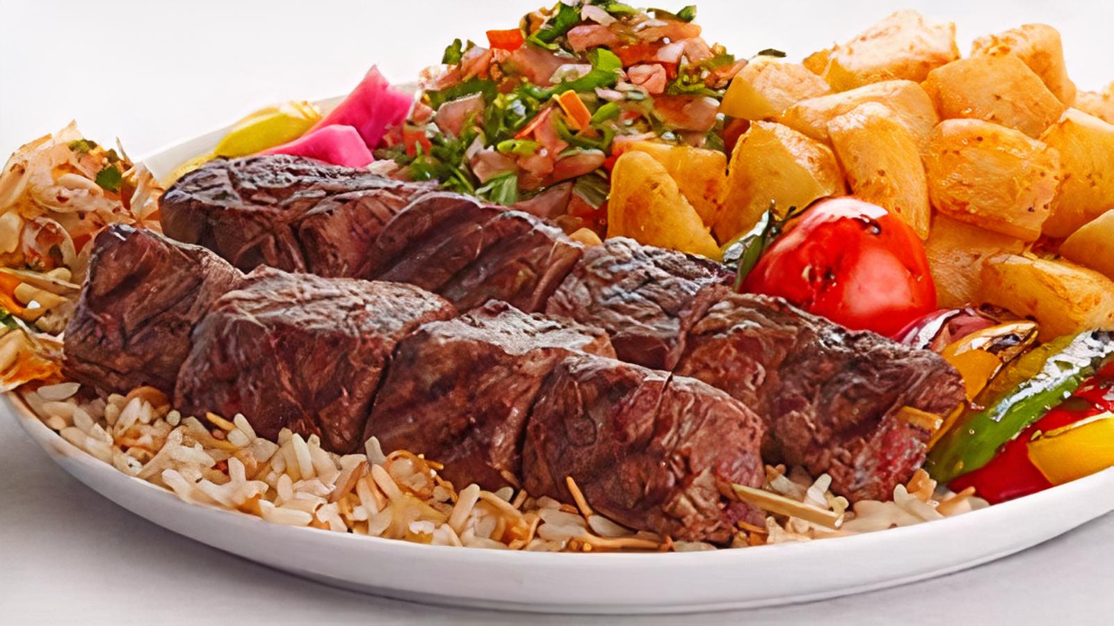 Grilled lamb