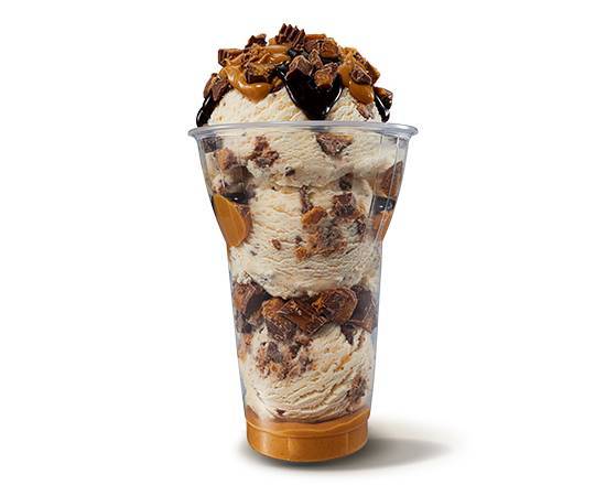 REESE'S Peanut Butter Cup Layered Sundae