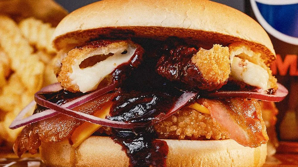 Crispy Chicken Blueberry Cheese Meal