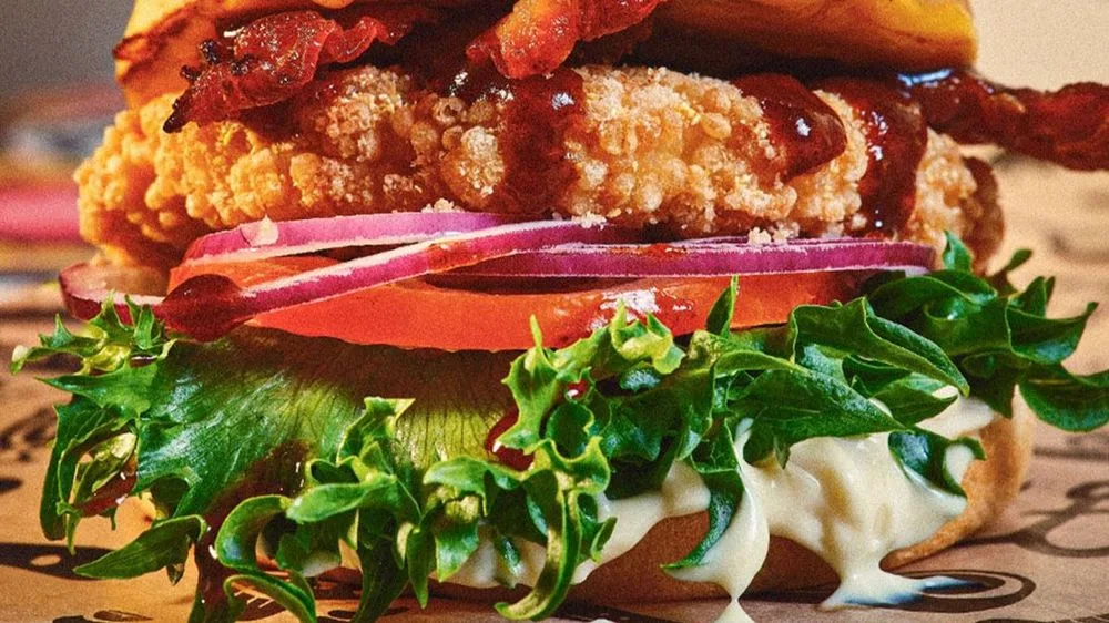 Crispy Chicken Bacon and BBQ