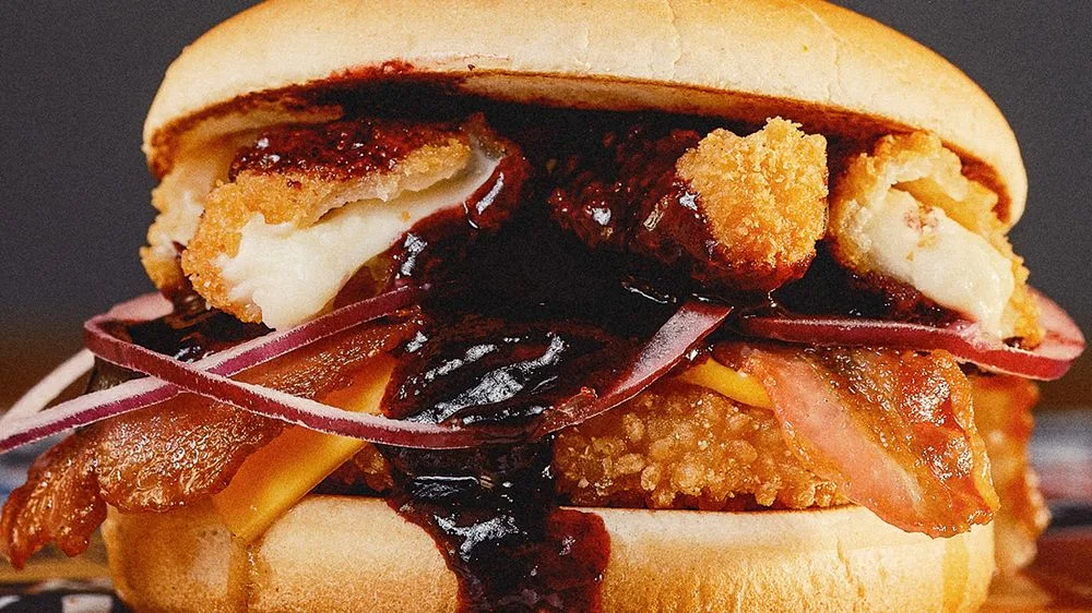 Crispy Chicken Blueberry Cheese