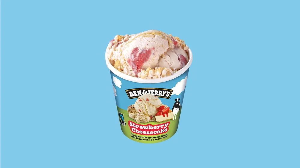 Ben and Jerry's Strawberry Cheesecake Pint